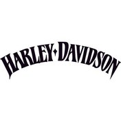 Resim Harley Davıdson Motor Etiket 2 Adet Sağ Sol 