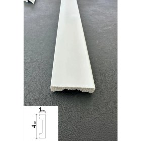 Resim Diecor Dekoratif Boyanabilir 15 Adet 4 cm Düz Polistren Duvar Çıtası 