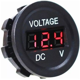 Resim 28 Mm 8 Volt - 32 Volt Arası Çalışabilen Pano Tipi Voltmetre N11.871 