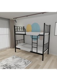 Resim Niron 90x190 Sağlamlaştırılmış Ayrılabilir Ranza / Karyola 