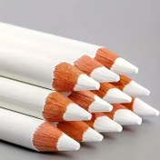 Resim 8'li Paket Eskiz, Gölgeleme ve Karıştırma için Beyaz Kömür Kalemler - Geri Dönüştürülmüş Ahşap 2mm+ Geniş Uçlu, Plastik/Metal Kurşunlar & Silgiler - Başlangıç Seviyesi ve Profesyonel Sanatçılar İçin İdeal, Sanatsal Araçlar, Eskiz Kalemleri, Klasik Tasarım, Düzgün Görünüm, Pürüzsüz Çizim, Dayanıklı Yapı, Sanat Öğrencileri 