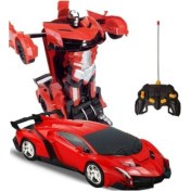 Resim Uzaktan Kumandalı Robota Dönüşen Araba 