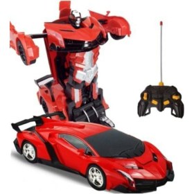 Resim Uzaktan Kumandalı Robota Dönüşen Araba 