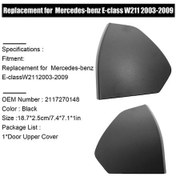 Resim Pazly Mercedes-benz W211 2003-2009 Sağ Yan Konsol Koruma Kapağı, Siyah, Oem Uyumlu, Abs Malzeme 