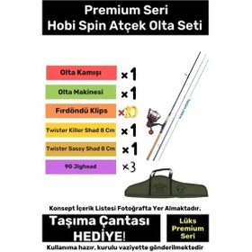 Resim Premium Viper Spin At Çek Usta Olta Seti Takımı 