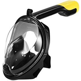 Resim Evimdeyokyok Full Face Anti-Sis ve Sızıntı L/XL Beden Tam Yüz Dalış Maskesi Şnorkel 