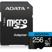 Resim Adata 256GB Premier microSDXC Card with Adapter UHS-I Class10 V10 Hafıza Kartı 