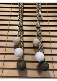 Resim Ege Nin Atölyesinden Tavan Broçölü , Top Tavan Bağlama , Perde Aksesuarı , Set 2 Parça 6 Top 