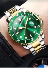 Resim Spectrum Paslanmaz Çelik Kordon Lüx Spor Erkek Kol Saati Rolex Model 