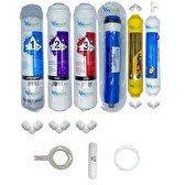 Resim Pemax Water Solutions Kapalı Kasa Su Arıtma Cihazlarına Uygun STD 6'lı ReVerse Osmosis Mebran Mineral-Tatlandırıcı Set 