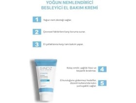 Resim Tech Butiq Sinoz Hydrapro Vitamin E Panthenol Içeren Yoğun Nemlendirici El Bakım Kremi 50 ml 