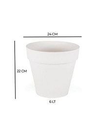 Resim Serinova Yalı Separetörlü Saksı 6 Lt 
