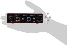 Resim Midex GLX-700RD Üst Segment Usb Stüdyo Ses Kartı 2 Giriş 2 Çıkış 24bit/192kHz 