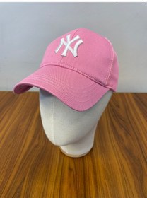 Resim Ny Yankees Nakışlı Fileli Yazlık Beyzbol Cap Şapka Pembe 
