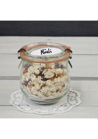Resim Weck Lale Cam Saklama Kavanozu 2 Adet 370 ML 