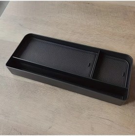 Resim Honeybeeshop Byd Seal 07 Siyah Merkez Konsol Organizatör Tepsisi 2024 2025 2026 Abs Dayanıklı Ergonomik 