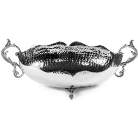 Resim ANTEPSEPETİ Gümüş Kaplama Oval Bakır Gondol (30 CM) 