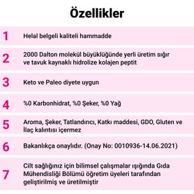 Resim ProfTürker Collagen Beauty 30 Saşe - Hyaluronik asit, Glutatyon, Alfa-lipoik asit, Koenzim Q10 - Aromasız 