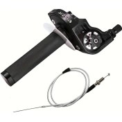 Resim Cloudstore Siyah 22mm Cnc Alüminyum Hızlı Twist Gaz Kumanda Kolu Crf Yz Exc Dirt Bike 
