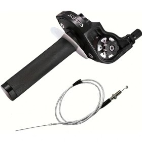 Resim Cloudstore Siyah 22mm Cnc Alüminyum Hızlı Twist Gaz Kumanda Kolu Crf Yz Exc Dirt Bike 