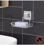 Resim Teknotel Ef265 Krom Yapışkanlı Krom Sabunluk 