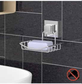 Resim Teknotel Ef265 Krom Yapışkanlı Krom Sabunluk 