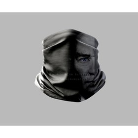 Resim Buffalo Basketbol Tasarımlı Motorcu Buff Maske Outdoor Boyunluk Unisex Bandana 