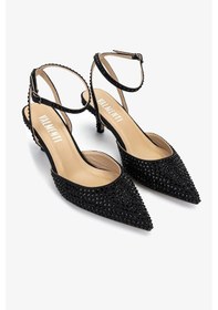 Resim Valmenti Kadın Siyah Topuklu Ayakkabı 1073 1401 Bn Ayk Y25 Sıyah Siyah 