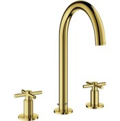 Resim Grohe ATRİO 3 DELİKLİ LAVABO BATARYASI 1\u002F2″ M-BOYUT - 20008GL3 