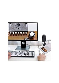 Resim Dijital Mikroskop Usb Wifi Bağlantılı 1000x Zoom Kameralı Kablosuz Dijital Mikroskop Siyah Renk 