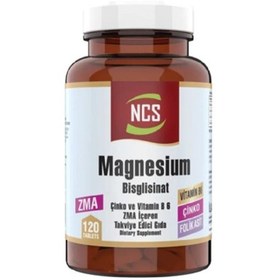 Resim NCS Magnezyum Bisglisinat Çinko B6 Folik Asit 120 Tablet 