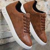 Resim Erkekler için Günlük Sneakerlar - Kaymaz, Dayanıklı & Rahat Bağcıklı Kaykay Ayakkabıları, Her Mevsime Uygun 