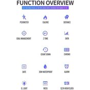 Resim Fastbuy Skmeı 1888 Erkek Spor Bilek Saati - 30m Su Geçirmez, Paslanmaz Çelik, Dijital, Çok Renkli Siyah Çok Renkli 