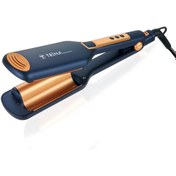 Resim Trina Profesyonel Saç Şekillendirici Wag Maşa Bronz Mavi Hızlı Isınma Led Gösterge SACMS0089 