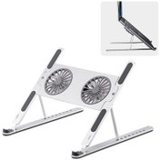 Resim Butu Ayarlanabilir Katlanır Alüminyum Dizüstü Bilgisayar Standı Çok Açılı Ta Masaüstü Bilgisayar Tutacağı, Telefon Tutucu 48435489 