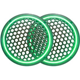 Resim LSOUND Neon Işıklı 20 cm Hoparlör ve Midrange Kapağı - 2 Adet 