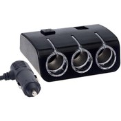 Resim Electroon 12-24V 2Xusb 3'Lü Oto Çakmak Çoklayıcı - Siyah 