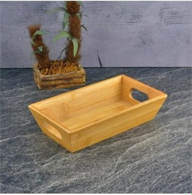 Resim Tohana Bambu Ekmek Sepeti Dikdörtgen 23 Cm Thn75542 