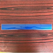 Resim Chuangyinshop 5 Adet Pvc Ön Kaput Izgara Şeridi, Mat Kaplama, Evrensel Mavi Izgara Aksesuarı 