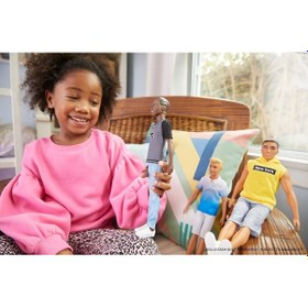 Resim Barbie Ken Fashionistas Bebek Mavi Pantolonlu 