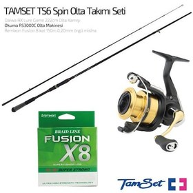 Resim Tamset Daiwa Rs3000 Rx Lure Game 222cm 10-35g Spin Olta Takımı Ts6 