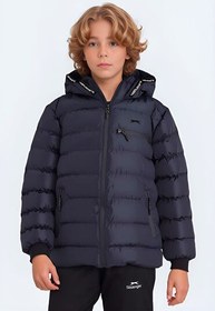 Resim Slazenger CAPTAIN NEW IN Çocuk Kapüşonlu Şişme Lacivert Mont & Kaban 