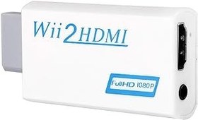 Resim minifinker Wii Hdmi dönüştürücü adaptör, Wii - HDMI dönüştürücü video ses dönüştürücü Wii tak ve çalıştır Wii için Hdmi adaptörü 720P/1080P Wii2HDMI Wii - HDMI dönüştürücü için 