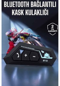 Resim Universal Kask Kulaklık Bluetooth Motosiklet Kulaklık Intercom Su Geçirmez 98145001 