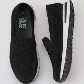 Resim Bueno Shoes Siyah Süet Erkek Loafer 01my13401 