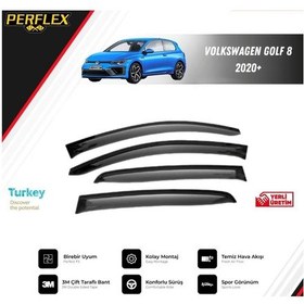 Resim Cam Rüzgarlığı V2 Düz Vw Golf 8 2020+ 