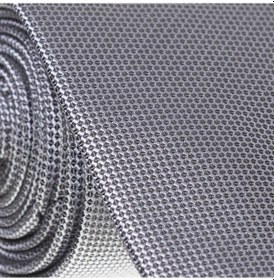 Resim Gaffy Gri Slim Fit Düz Renk Dokuma Kravat / DDK-24 Gri 
