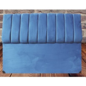 Resim Başlık ALC SANTE Model 150 cm SUNİ DERİ Kumaş Modern Kapitone MAVİ Renk El Yapımı 