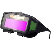 Resim Yaozixa Güneş Enerjili Otomatik Koyulaşan Kaynak Gözlüğü - Pp+pc Malzeme, Parlak Işık Ve Parçacık Koruması, Esnek Bantlı, Uzun Kullanim Konforu Black 
