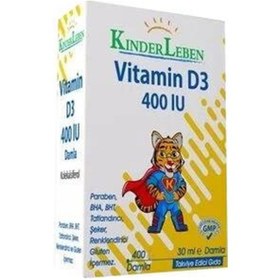 Resim Kinderleben Vitamin D3 400 IU Damla 20 ML 